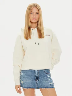 Guess Jeans Bluza W4BQ21 KC811 Beżowy Regular Fit - Bluzy damskie - miniaturka - grafika 1
