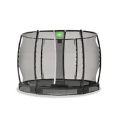 Trampoliny - Exit Trampolina naziemna Allure Premium ø305cm czarna - miniaturka - grafika 1