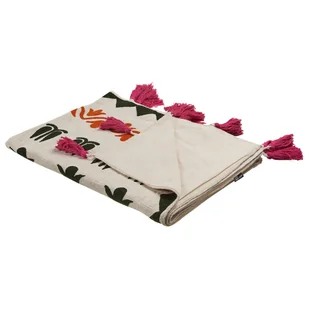 Koc Bawełniany 130 X 180 Cm Wielokolorowy Anand - Koce - miniaturka - grafika 1