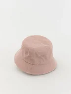 Czapki dla dzieci - Reserved - Jeansowy kapelusz bucket hat - pastelowy róż - miniaturka - grafika 1