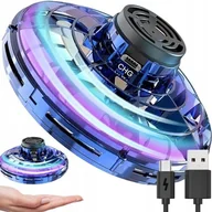 Zabawki sensoryczne - LOTEK LATAJĄCY DRON LED SPINNER BUMERANG ZABAWKA KOLOROWA DLA DZIECI - miniaturka - grafika 1