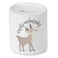 Skarbonki - SKARBONKA PREZENT WALENTYNKI DZIKA WALENTYNKA z Nadrukiem ze Zdjęciem - miniaturka - grafika 1