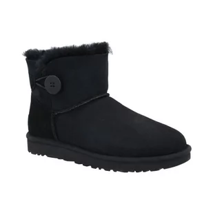 UGG Skórzane śniegowce Mini Bailey Button II - Śniegowce damskie - miniaturka - grafika 1