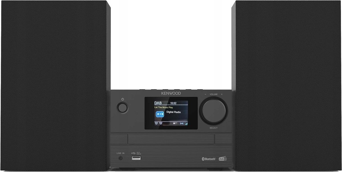 KENWOOD WIEŻA M-525DAB BLUETOOTH CD USB BLACK