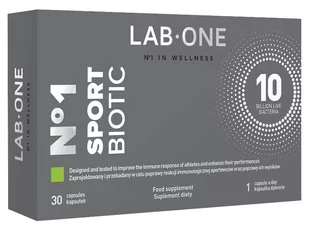 LAB ONE LAB ONE N°1 SportBiotic kapsułki 30 sztuk - Suplementy naturalne - miniaturka - grafika 1