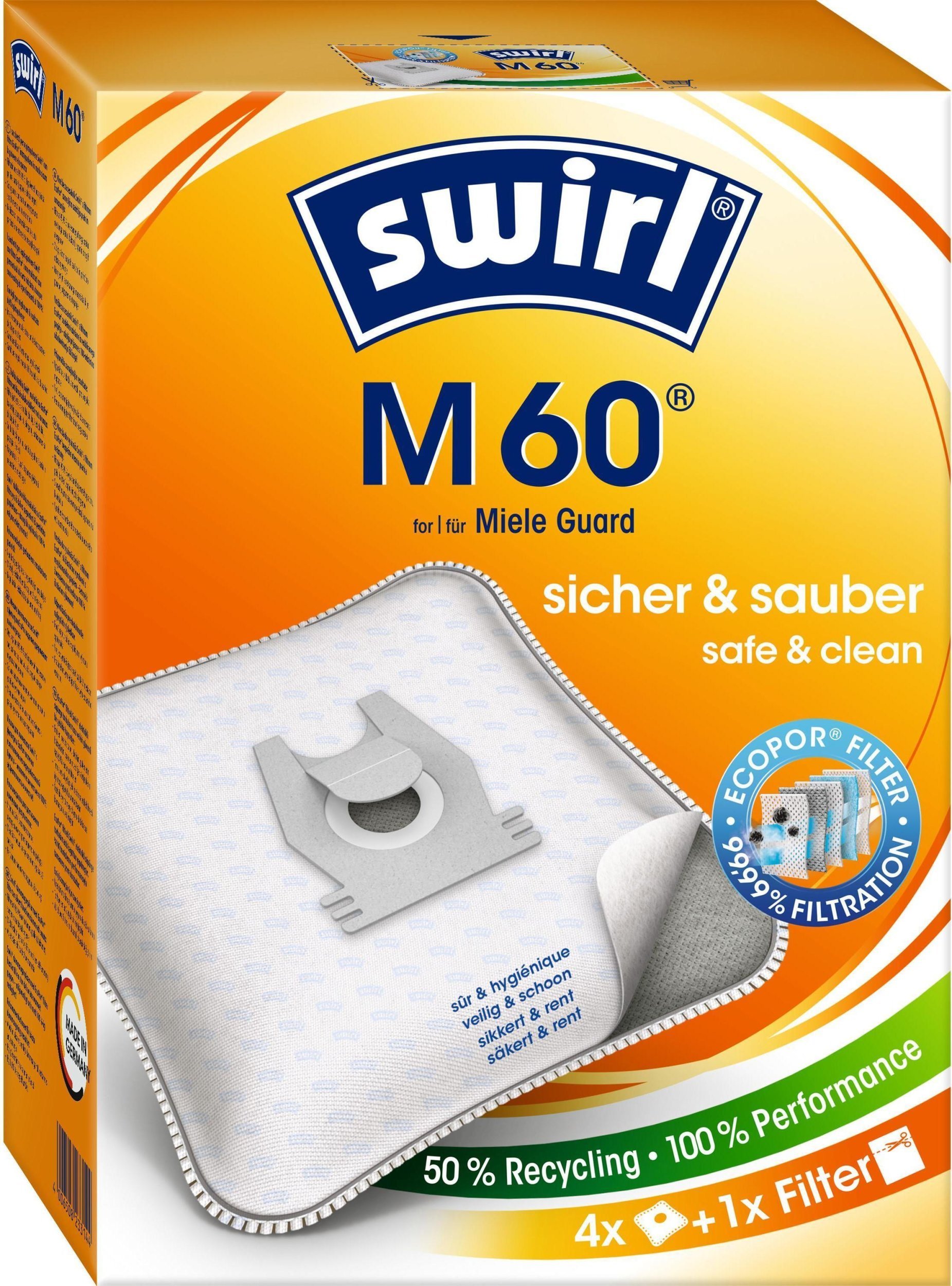 Worek do odkurzacza Swirl 4 szt. - Worki do odkurzacza M60 4006508233144