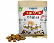 Przysmaki dla psów - Pet Snack Company S.L. SERRANO Snacks WĄTROBA WIEPRZOWA przys. tren. 100g 8430235681781 - miniaturka - grafika 1