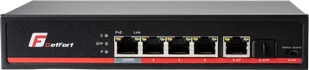 SWITCH POE GETFORT 4+1+SFP Gigabit Ethernet 65W  -  - 38 sklepów w całej Polsce - Switche - miniaturka - grafika 1