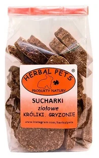 Herbal Pets Sucharki ziołowe 140g - Przysmaki dla gryzoni - miniaturka - grafika 1