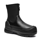 Botki damskie - UGG Botki na platformie NEUMEL X ZIP | z dodatkiem skóry - miniaturka - grafika 1