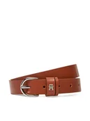 Paski - Tommy Hilfiger Pasek Damski Essential Effortless 2.5 Sv AW0AW17279 Brązowy - miniaturka - grafika 1
