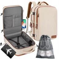 Plecaki - Plecak Bagaż Podręczny do Samolot 40x27x20 Ryanair Wizzair Usb na Buty - miniaturka - grafika 1