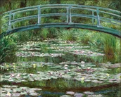Plakaty - Galeria Plakatu, Plakat, Japoński mostek w Giverny, Claude Monet, 70x50 cm - miniaturka - grafika 1