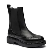 Sztyblety damskie - TWINSET Skórzane sztyblety BEATLES - miniaturka - grafika 1