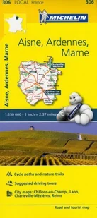 Michelin Aisne, Ardennes, Marne, 1:150 000 - Atlasy i mapy - miniaturka - grafika 1