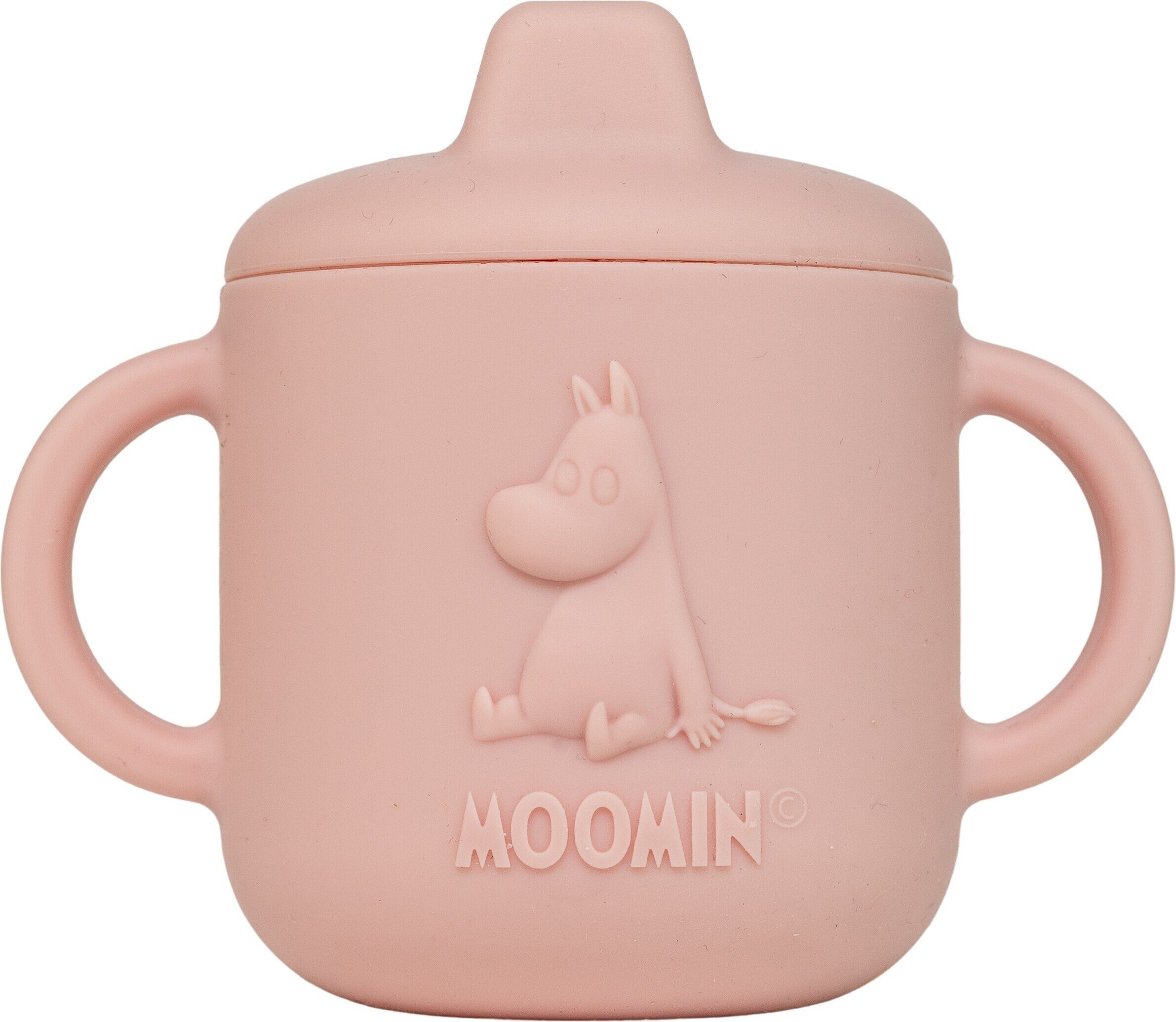 Moomin Silicone sippy cup, rosehip pink