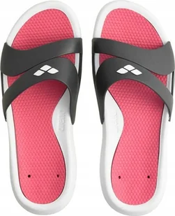 Arena Klapki damskie Nina biało-różowo-czarne r 38 - Klapki i japonki damskie - miniaturka - grafika 1