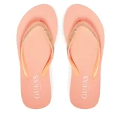 Klapki i japonki damskie - Japonki Guess E5GZ05BB00F Pomarańczowy - miniaturka - grafika 1