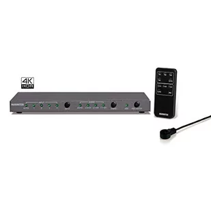 Marmitek 08327 Connect 621 UHD 2.0 HDMI Auto Switch z Digital Audio i 4 K60, a także obsługa 4 in/1 Out antracyt 08327 - Akcesoria car audio - miniaturka - grafika 1