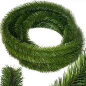 Ozdoby bożonarodzeniowe - Girlanda 410 cm Sztuczna Choinkowa Łańcuch Wąż XXL - miniaturka - grafika 1