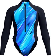 Stroje kąpielowe - Damski Strój Kąpielowy Print L/s Zip 1 Pc rozmiar M - miniaturka - grafika 1