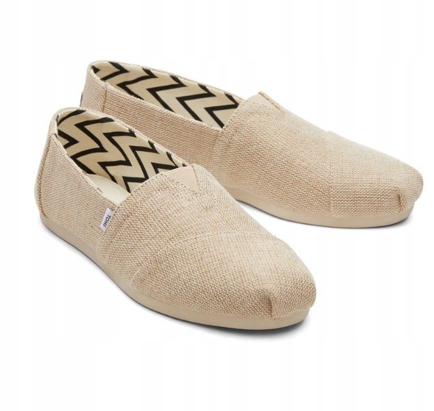 TOMS ESPADRYLE DAMSKIE BEŻOWE WSUWANE 37,5 1JTJ