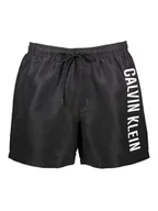 Kąpielówki męskie - CALVIN KLEIN UNDERWEAR Szorty kąpielowe w kolorze czarnym - miniaturka - grafika 1