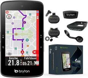Zestaw Bryton Rider S800T z czujnikiem tętna, pedału i prędkości - Liczniki rowerowe - miniaturka - grafika 1