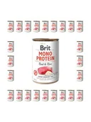 Mokra karma dla psów - Brit mono protein beef & rice 400g - miniaturka - grafika 1