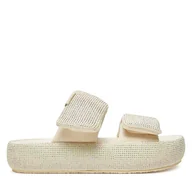 Klapki i japonki damskie - Klapki GOE RR2N4123 Srebrny - miniaturka - grafika 1