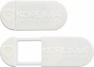 Dekielki do obiektywów - KORUMA Dekielek  Biała zaślepka na kamerę Koruma KUK-104WHT Uniwersalny - miniaturka - grafika 1