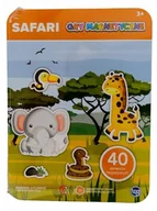 Gry planszowe - Gra magnetyczna podróżna SAFARI - miniaturka - grafika 1