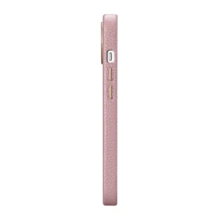iCarer Litchi Premium Leather Case skórzane etui iPhone 14 magnetyczne z MagSafe różowy (WMI14220709-PK) - Etui i futerały do telefonów - miniaturka - grafika 6