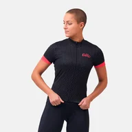 Koszulki sportowe damskie - Koszulka rowerowa damska Odlo Stand-up collar ESSENTIAL rozpinana - miniaturka - grafika 1