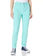 Spodnie damskie - Superdry Damskie spodnie typu chino, Fluro Turquoise, 26W / 32L - miniaturka - grafika 1