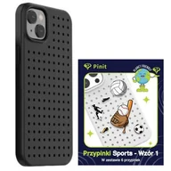 Etui i futerały do telefonów - Etui PINIT Dynamic do Apple iPhone 14 Czarny + Pinit Sports Pin (Wzór 1) - miniaturka - grafika 1