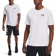 Koszulki męskie - Koszulka Męska Under Armour T-shirt Szybkoschnąca Sportowa 1326799-100 M - miniaturka - grafika 1