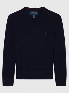 Swetry dla chłopców - Ralph Lauren Polo Sweter 323749887009 Granatowy Regular Fit - grafika 1