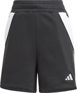 Spodnie sportowe damskie - Spodenki damskie adidas Tiro 24 Sweat czarne IP1950 XL - miniaturka - grafika 1