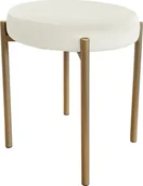 Taborety i hokery - Atos TABORET DIOR STOŁEK LOFT metal podstawa złota MG50 - miniaturka - grafika 1