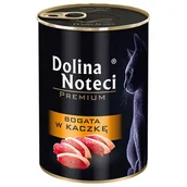 Mokra karma dla kotów - Dolina Noteci Premium Kot Bogata w kaczkę puszka 400g - miniaturka - grafika 1