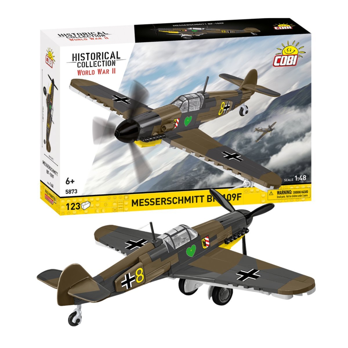Cobi Historical Collection Wwii Samolot Messerschmitt Bf-109F 123 Kl., Cobi-5873
