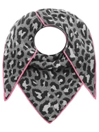 Apaszki i szaliki damskie - Zwillingsherz Chusta trójkątna w kolorze szaro-czarnym z dodatkiem wełny - 200 x 100 cm - miniaturka - grafika 1