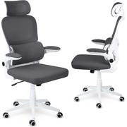 Fotele i krzesła biurowe - Fotel biurowy z mikrosiatki Sofotel Formax grafitowy - miniaturka - grafika 1
