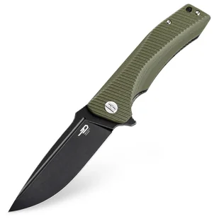 Nóż składany Bestech Mako Green G10, Black Stonewashed K110 (BG27D) - Noże - miniaturka - grafika 1