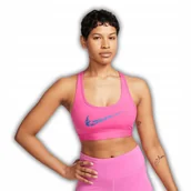 Biustonosze - NIKE DAMSKI BIUSTONOSZ SPORTOWY RÓŻOWY TRENING ROZMIAR XS FITNESS WYGODNY - miniaturka - grafika 1