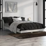Łóżka - Rama łóżka, szarość betonu, 120x190 cm, materiał drewnopochodny Lumarko! - miniaturka - grafika 1