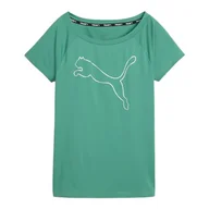 Koszulki i topy damskie - PUMA Koszulka damska Train Favorite Jersey Cat - miniaturka - grafika 1