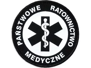Emblemat Odblaskowy Państwowe Ratownictwo Medyczne Na Rzepie 8,5 Cm - Odzież medyczna - miniaturka - grafika 1