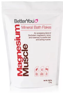 BetterYou Magnesium Flakes Muscle - Płatki Magnezowe do kąpieli (1 kg) - Mydła - miniaturka - grafika 1